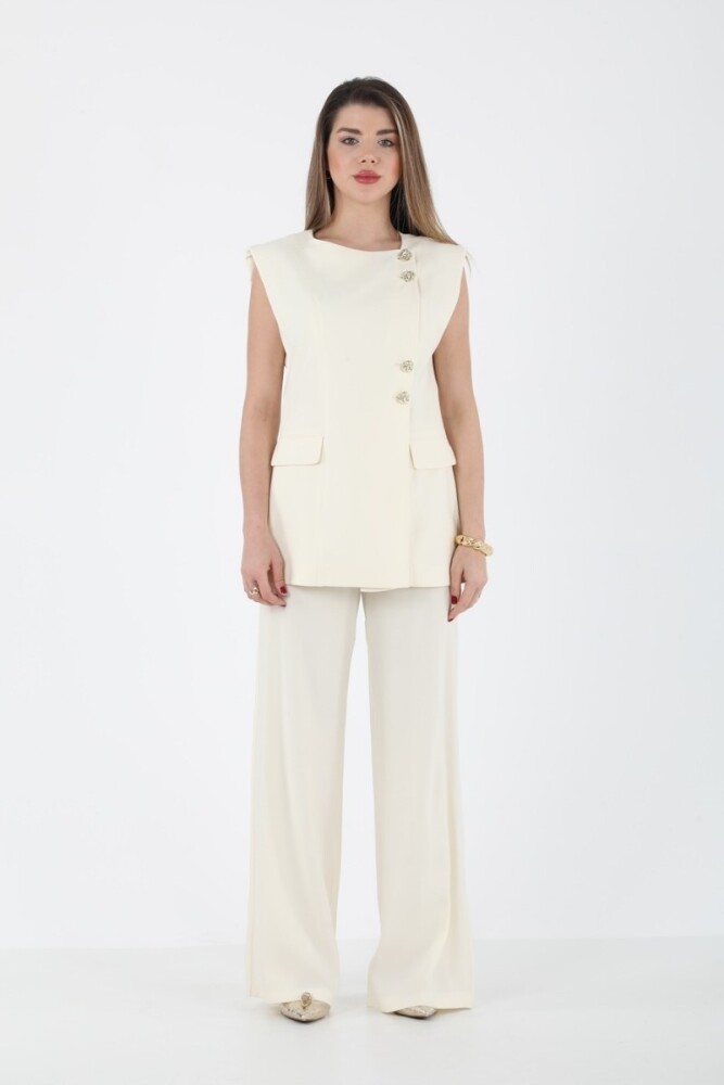 GOLD DETAYLI TENCEL TAKIM EL-2600 BUTTER