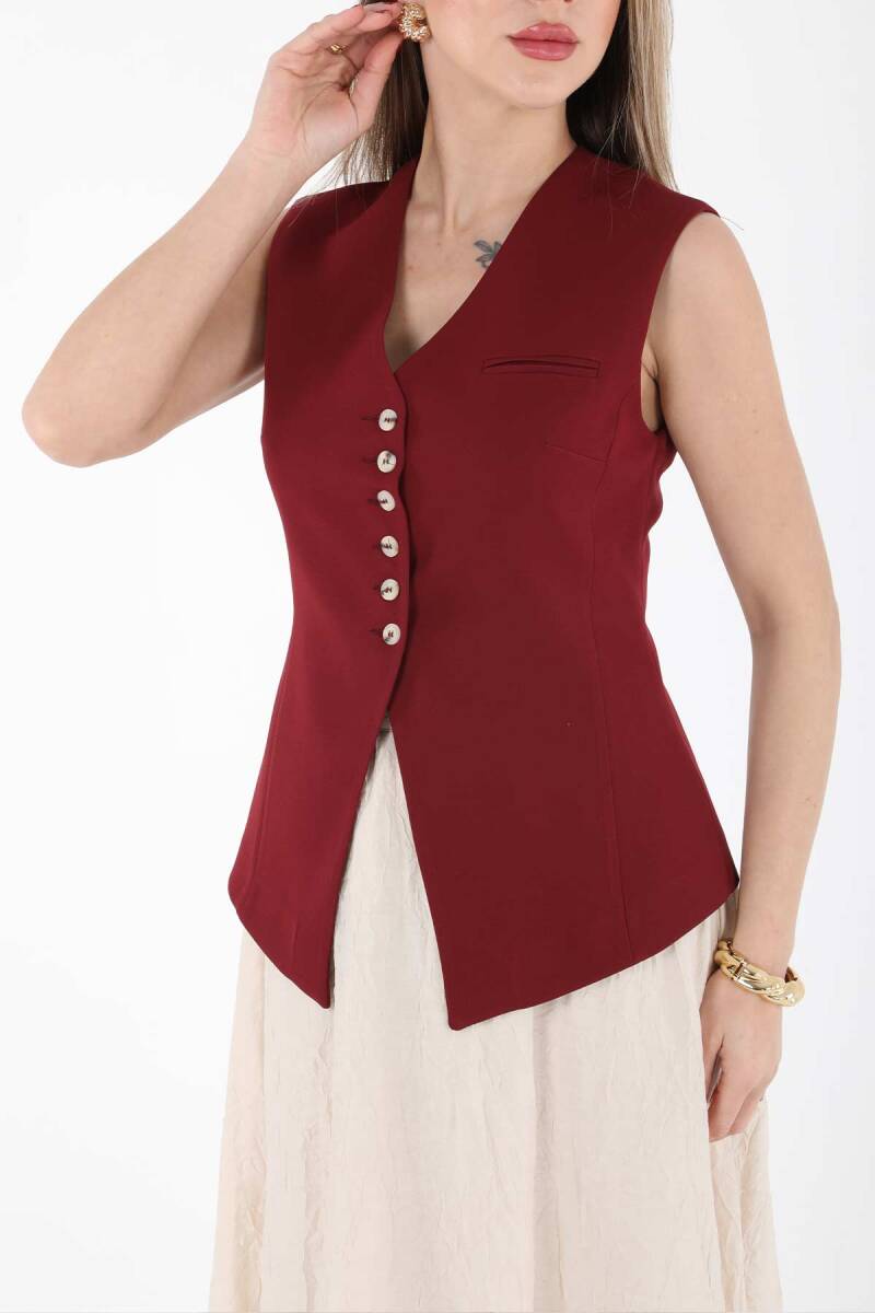 DÜĞMELİ YELEK - EL-2571 - 6